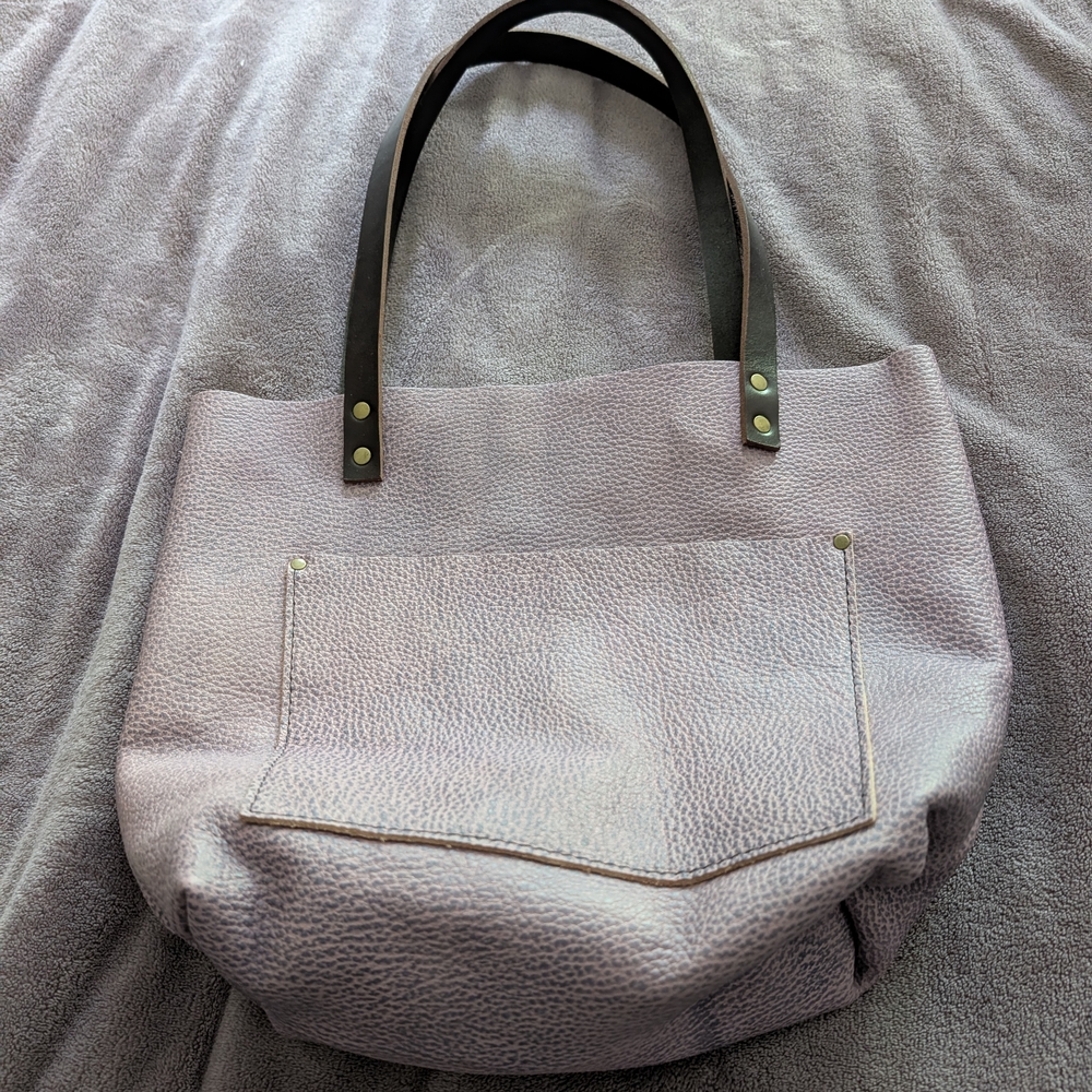 Portland Leather Lilac Tote Bag